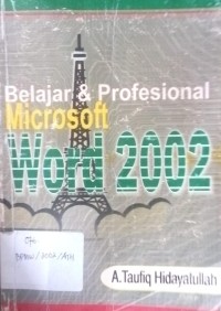 Image of Belajar & Profesional Microsoft Word 2002