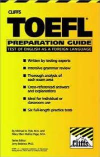 Image of Cliffs TOEFL Preparation Guide