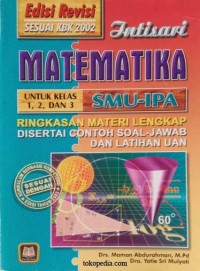 Intisari Matematika Untuk Kelas 1,2,3 SMU-IPA