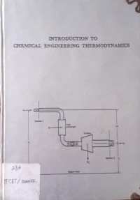 Introduction to Chemical Enginering Thermodynamics