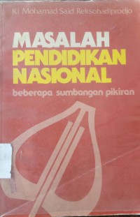 Masalah Pendidikan Nasional