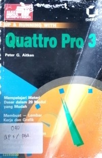 Image of Up & Running With Quattro Pro 3